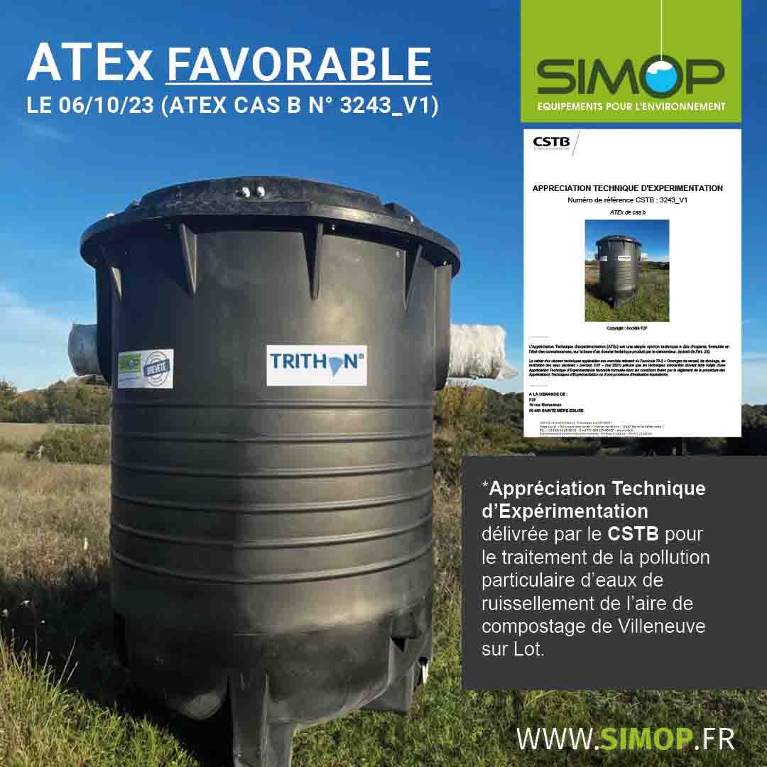 Trithon, solution de dépollution des eaux de ruissellement, à l'épreuve d'une expérimentation in situ