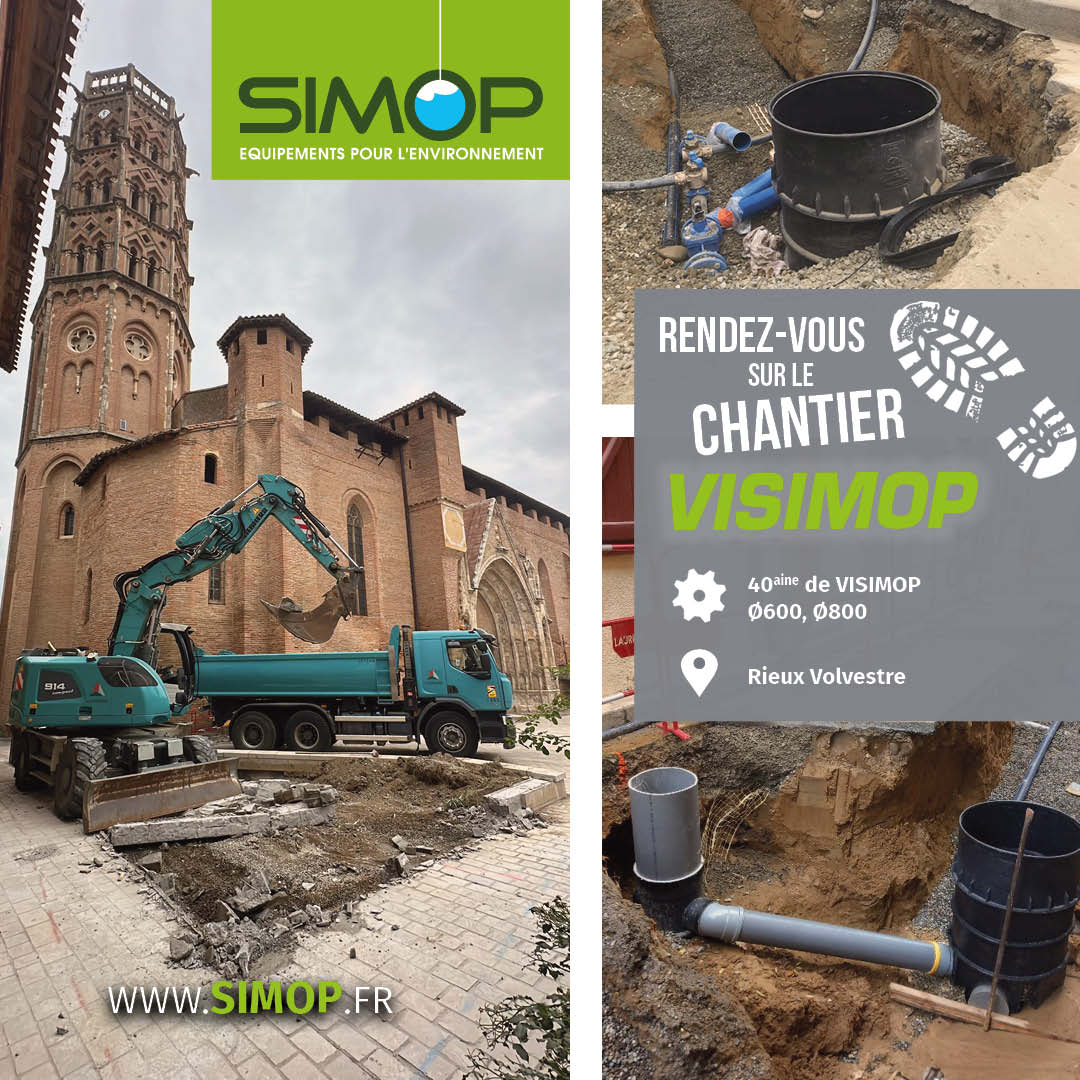Solutions pour les chantiers étroits : retour d'expérience avec les regards d'assainissement VISIMOP