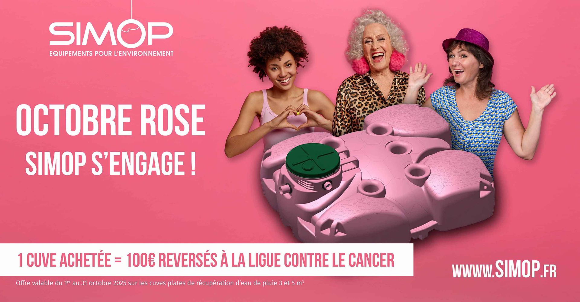 OCTOBRE ROSE 2025 - SIMOP s’engage pour la lutte contre le cancer !