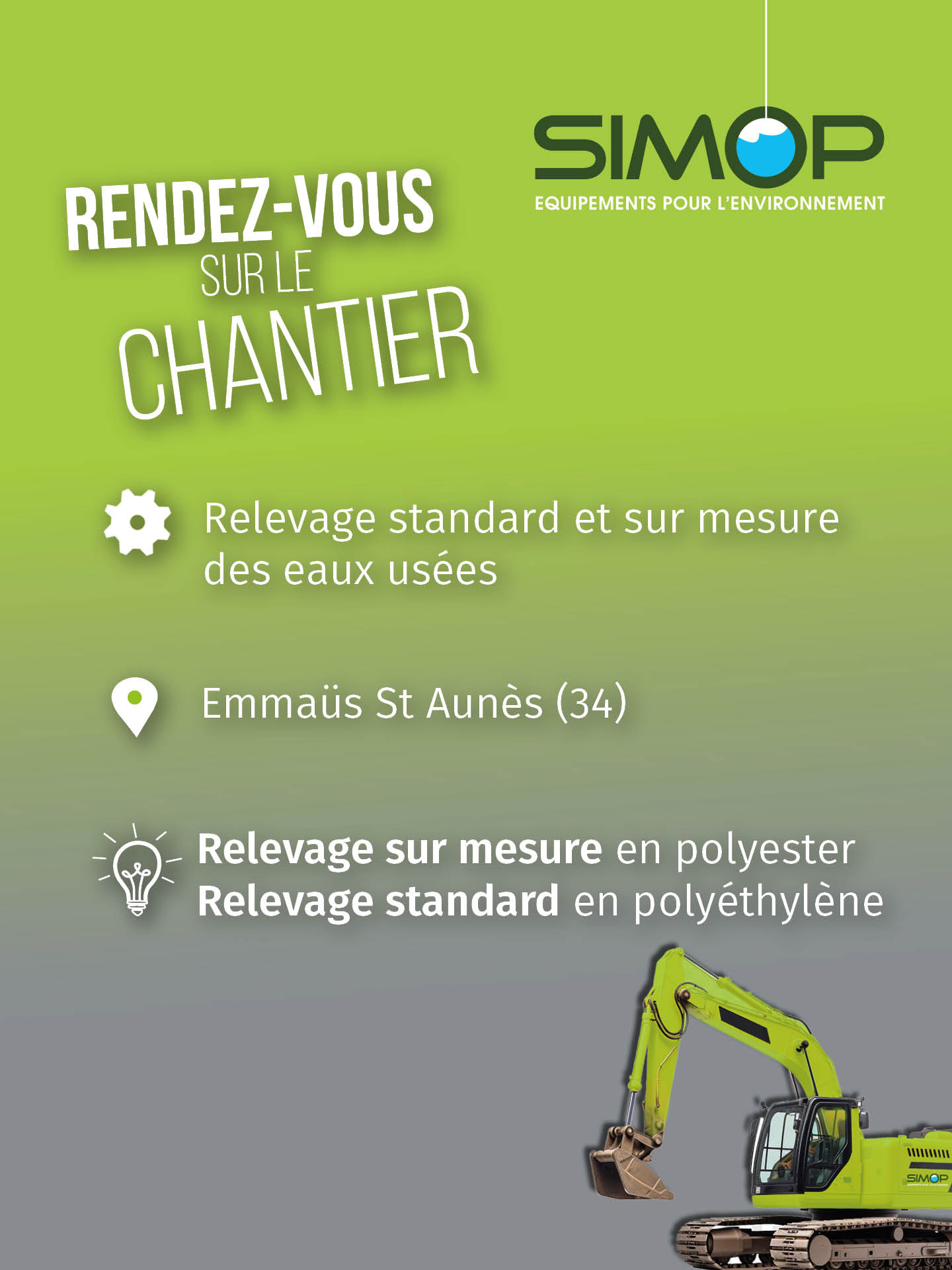 Poste de relevage sur mesure : la solution adaptée aux chantier à la configuration complexe